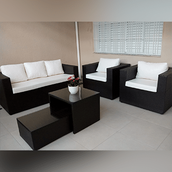 Conjunto De Sofá Para Área Externa De 5 Lugares + Brinde